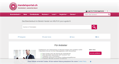 Desktop Screenshot of handelsportal.ch
